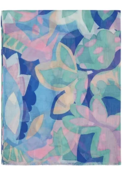 Schal mit floralem Print