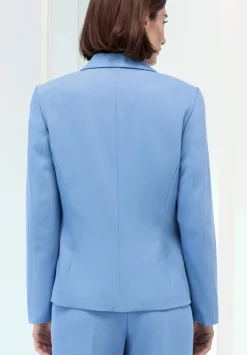 Schicker Jackenblazer mit Pattentaschen in Trendfarbe