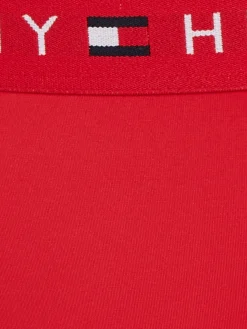 Seitlich gebundene Bikinihose mit Logo