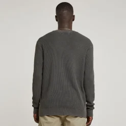 Serrated Strickpullover