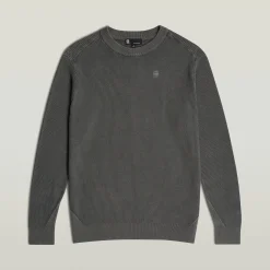 Serrated Strickpullover
