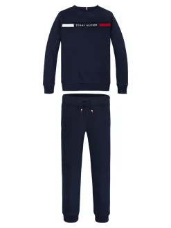 Set aus Sweatshirt und Jogginghose mit Logo