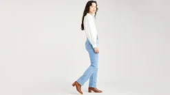 70's High Rise Slim Straight Jeans