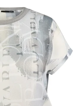 Shirt mit abstraktem Print