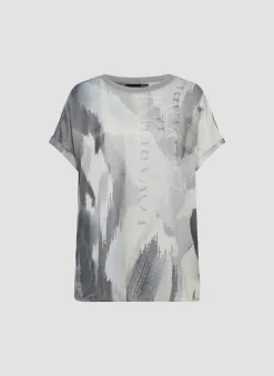 Shirt mit abstraktem Print