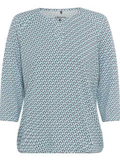 Shirt mit Knopf am Ausschnitt