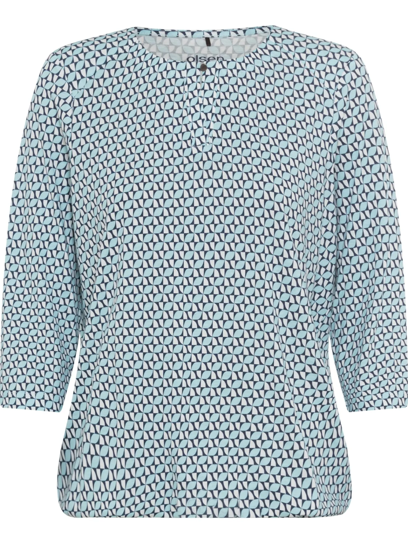 Shirt mit Knopf am Ausschnitt