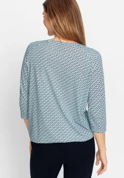 Shirt mit Knopf am Ausschnitt