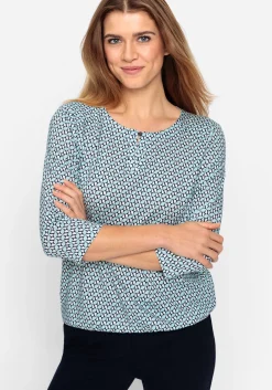 Shirt mit Knopf am Ausschnitt