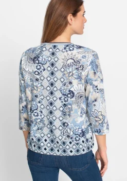 Shirt mit Panneaux-Print