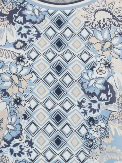 Shirt mit Panneaux-Print