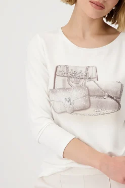 Shirt mit Taschen-Print