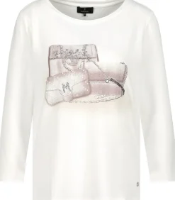 Shirt mit Taschen-Print