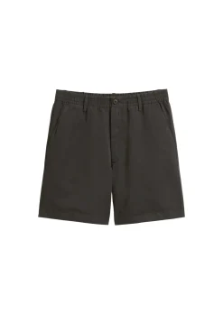 Shorts regular aus Bio-Baumwolle und Leinen
