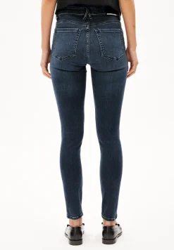 Skinny Jeans Mid Waist Bio-Baumwoll Mix X-Stretch TILLAA