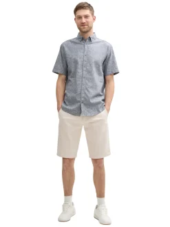 Slim Chino Shorts mit Gürtel