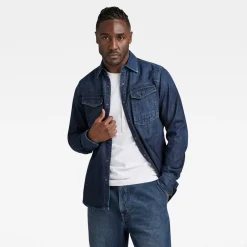 SLIM DENIM HEMD