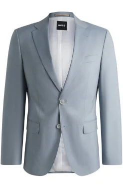 Slim-Fit Sakko aus Stretch-Chiffon