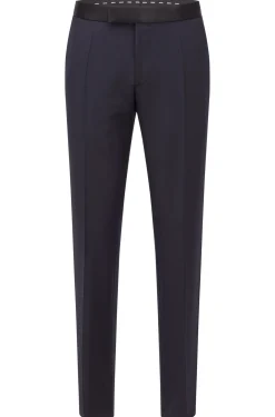 SLIM-FIT SMOKING-HOSE AUS SCHURWOLL-SERGE
