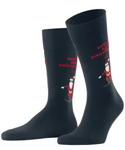 Snowboarding Santa Herren Socken