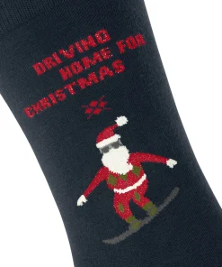 Snowboarding Santa Herren Socken