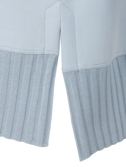 Softes Sweatshirt mit Strickbund