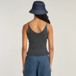 Spaghetti Strap Rib Top