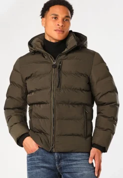 Steppjacke mit Kapuze
