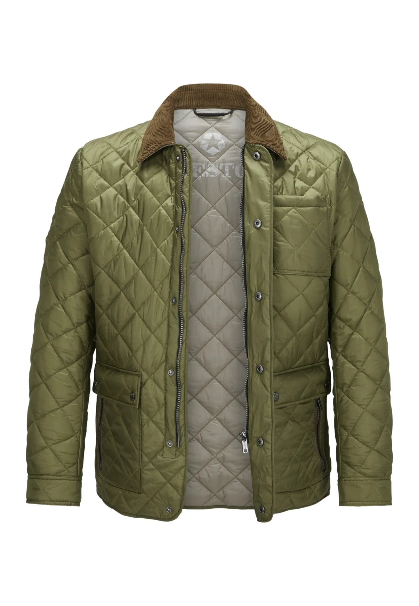Steppjacke mit leicht tailliertem Schnitt