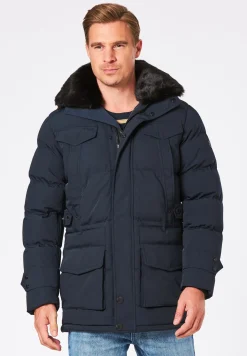 Steppparka mit Kapuze
