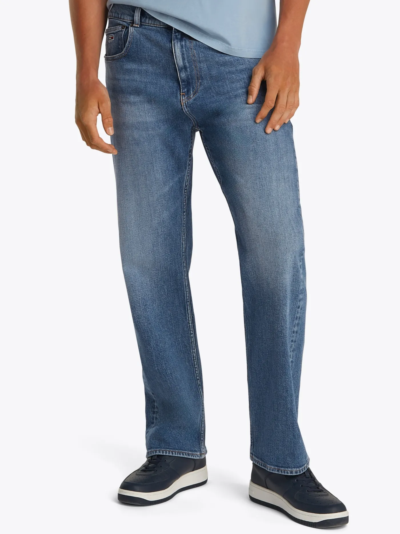 Straight Leg Jeans mit Fade Effekt