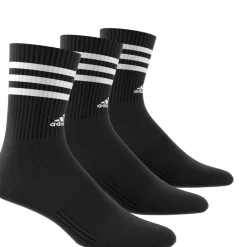 3-Streifen Cushioned Crew Socken, 3 Paar