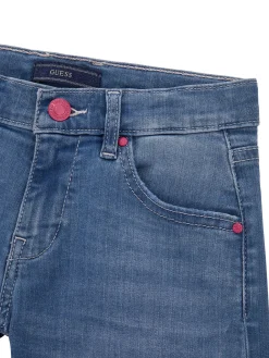 Stretch Denim Shorts