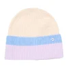 Strickbeanie mit Streifen