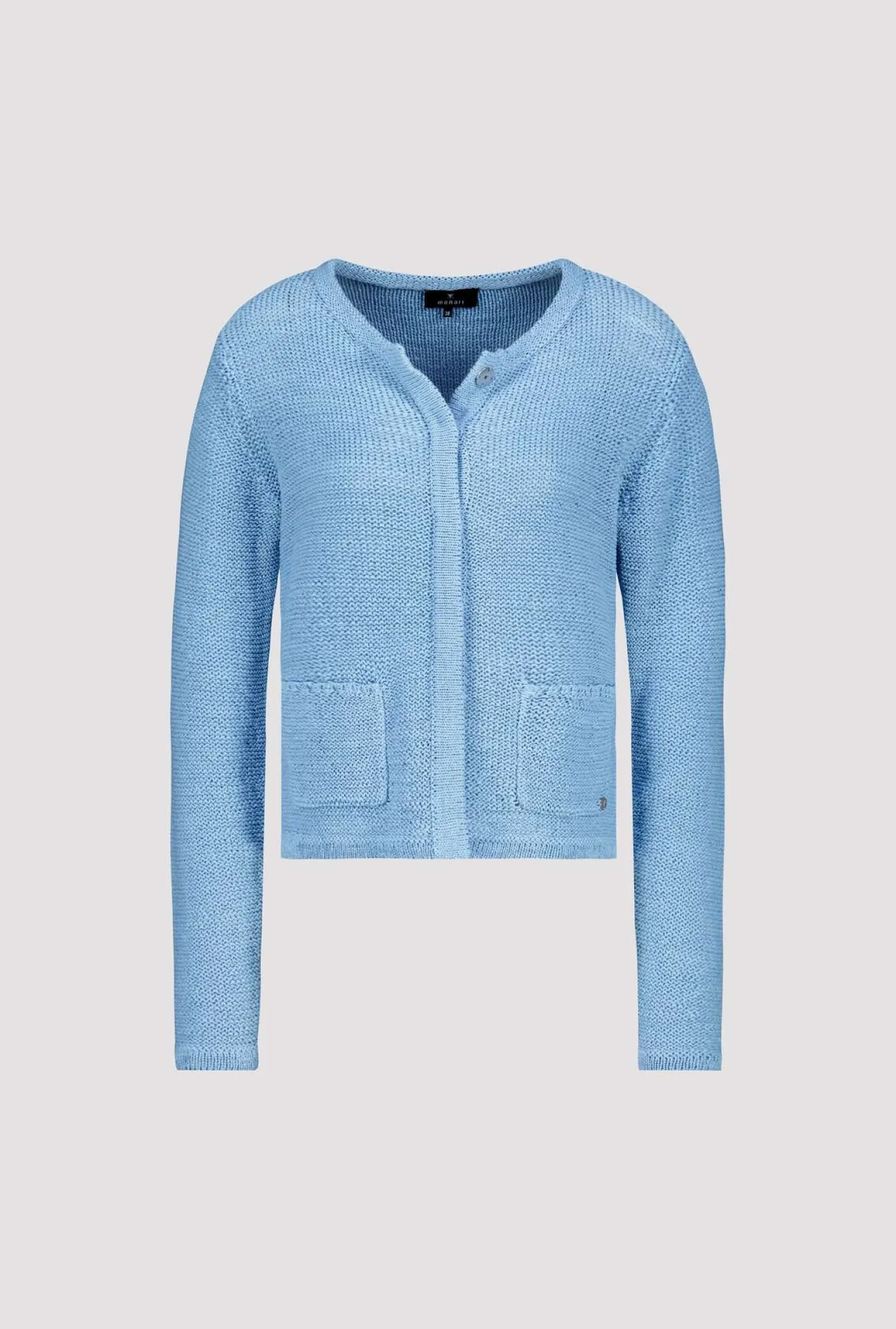 Strickjacke aus Bändchengarn