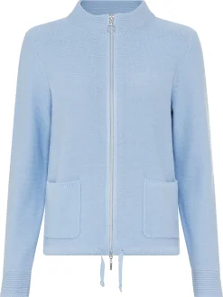 Strickjacke mit aufgesetzten Taschen