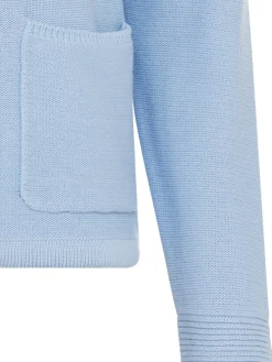 Strickjacke mit aufgesetzten Taschen
