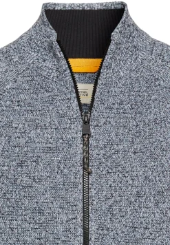 Strickjacke mit Stehkragen
