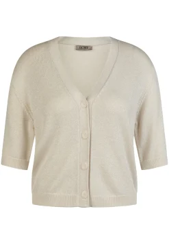Strickjacke mit V-Ausschnitt