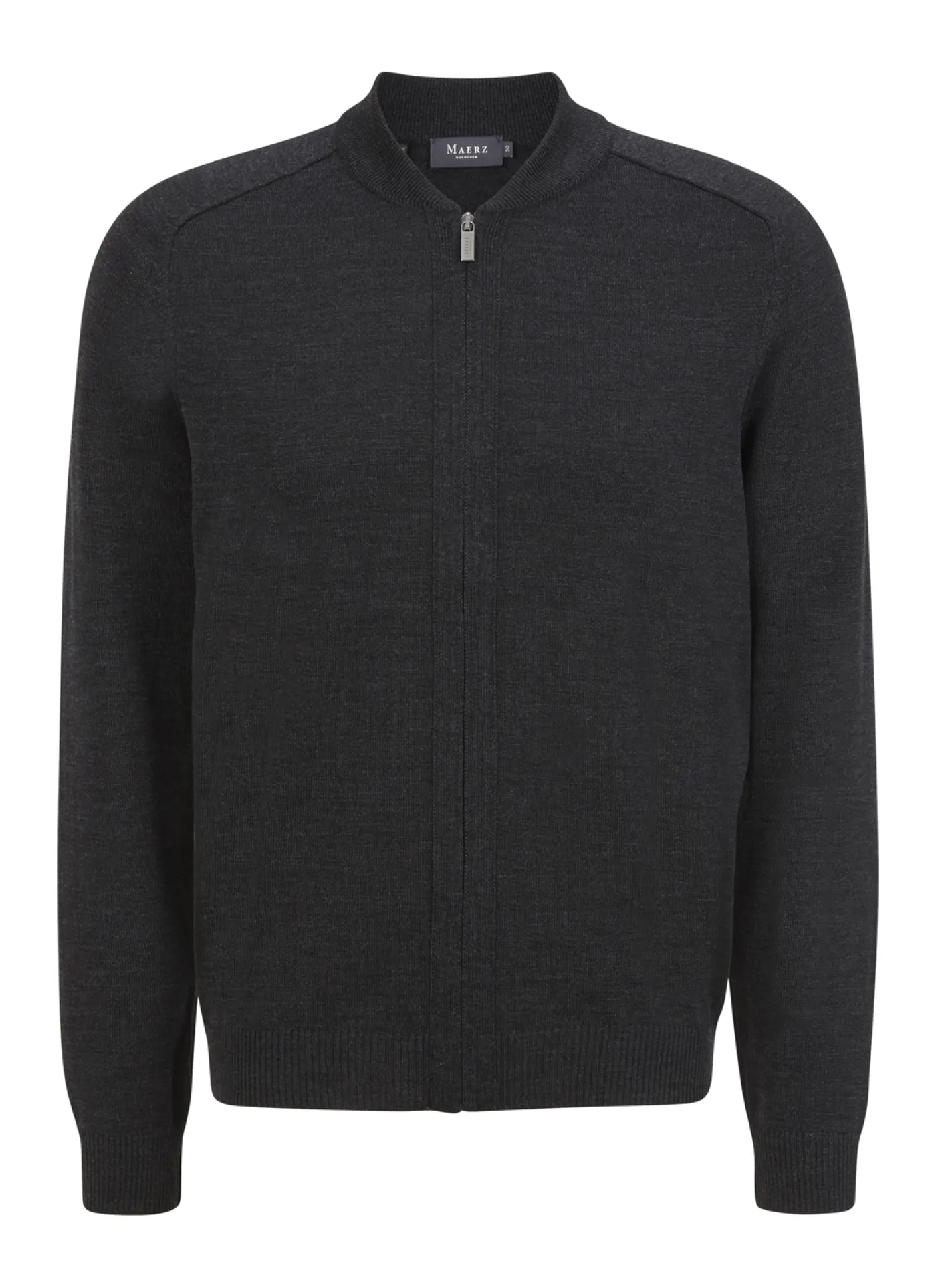 Strickjacke Zip 1/1 Arm Collegekragen