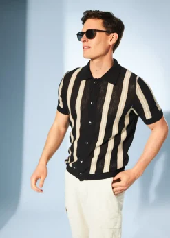 Strick Poloshirt