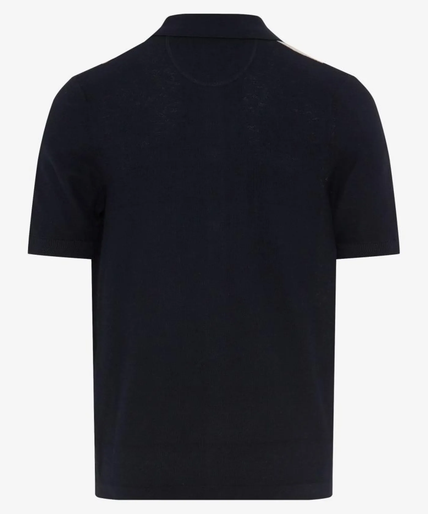 Strickpoloshirt mit Streifen