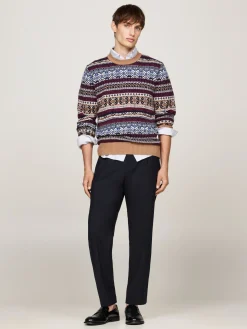 Strickpullover im Norwegermuster