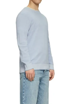 Strickpullover in Melange-Optik