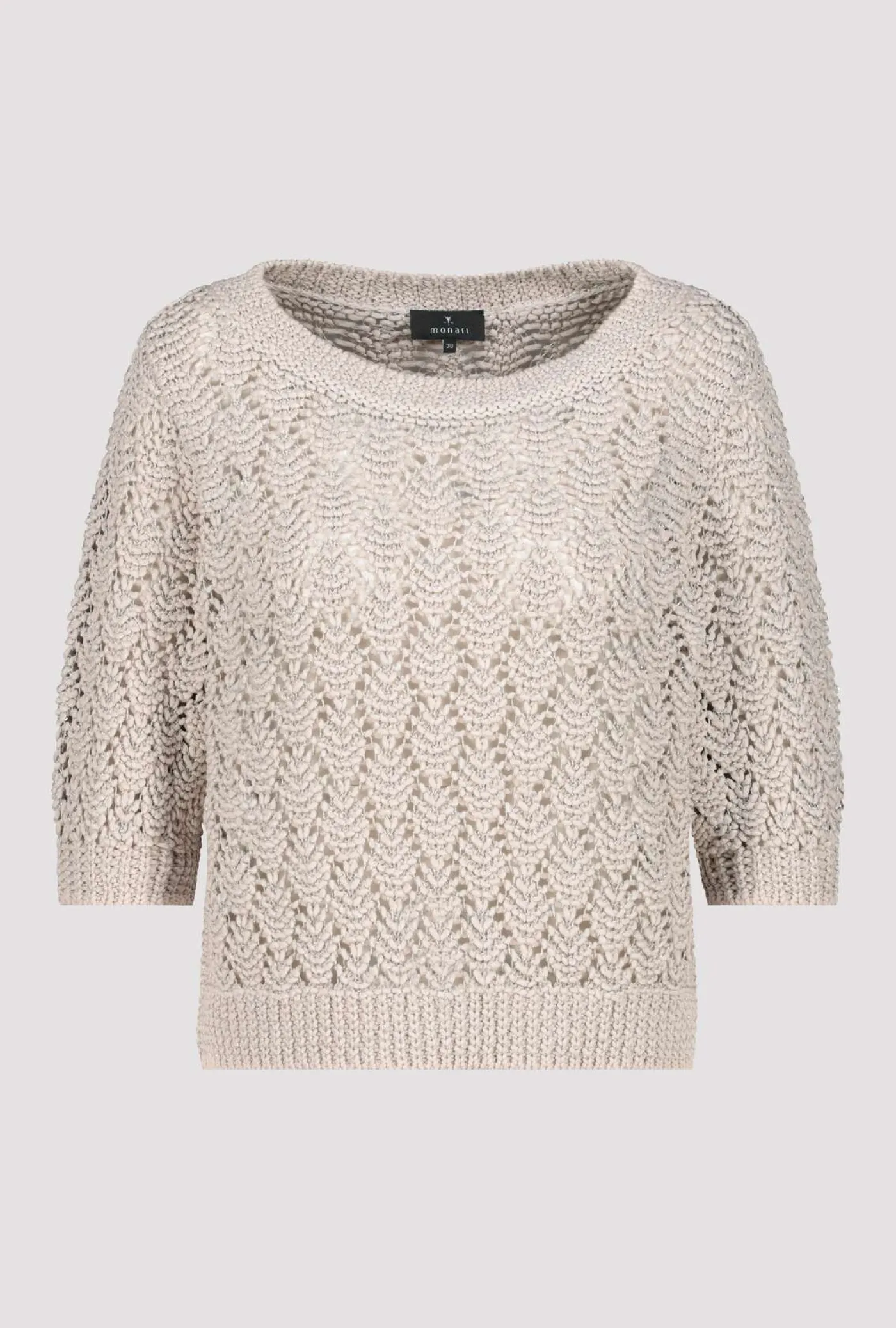 Strickpullover mit Lurex