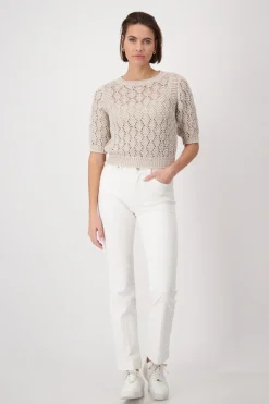 Strickpullover mit Lurex