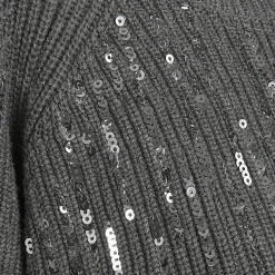 Strickpullover mit Pailletten