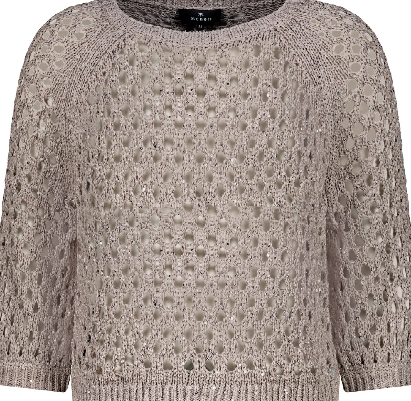 Strickpullover mit Pailletten