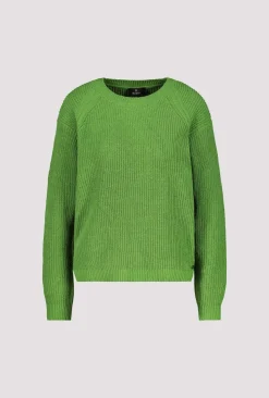 Strickpullover mit Perlfangmuster