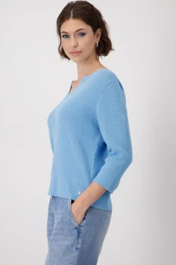 Strickpullover mit Pineapple-Muster